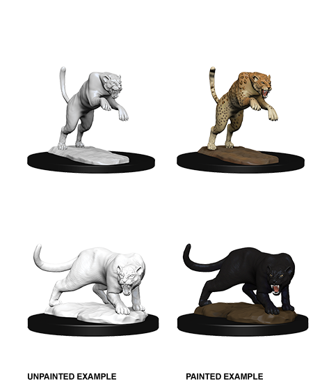 D&D Nolzur's Marvelous Miniatures: Panther & Leopard