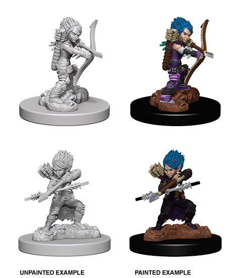 Pathfinder Battles Unpainted Miniatures: Gnome Female Rogue