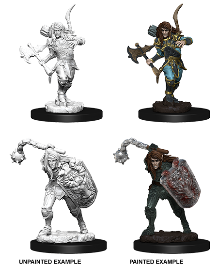 Pathfinder Battles Unpainted Miniatures: Elf Male Fighter (Flail)
