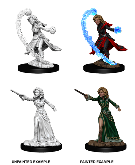 Pathfinder Battles Unpainted Miniatures: Human Female Wizard