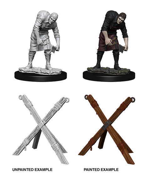WizKids Deep Cuts Unpainted Miniatures: Assistant & Torture Cross