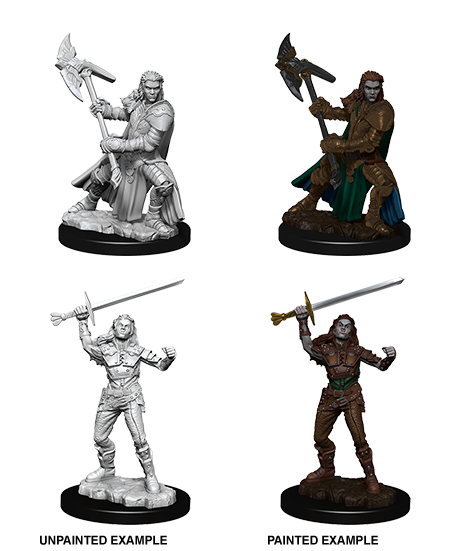 D&D Nolzur's Marvelous Miniatures: Half-Orc Female Fighter