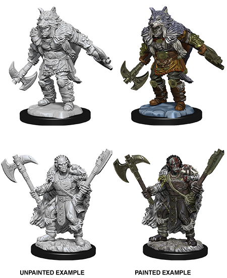 D&D Nolzur's Marvelous Miniatures: Half-Orc Male Barbarian