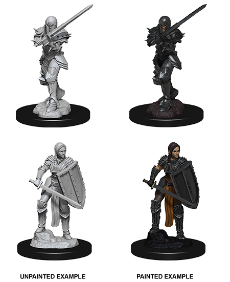 D&D Nolzur's Marvelous Miniatures: Human Female Fighter