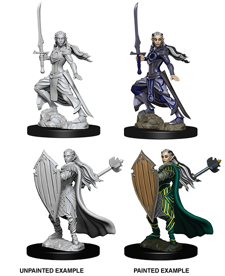 D&D Nolzur's Marvelous Miniatures: Elf Female Paladin