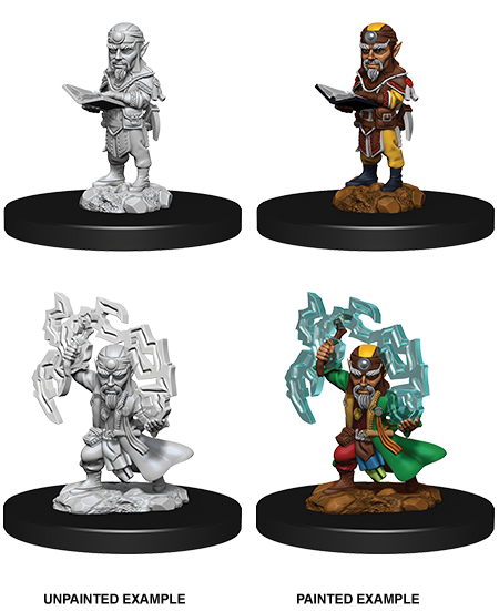 Pathfinder Battles Unpainted Miniatures: Gnome Male Sorcerer