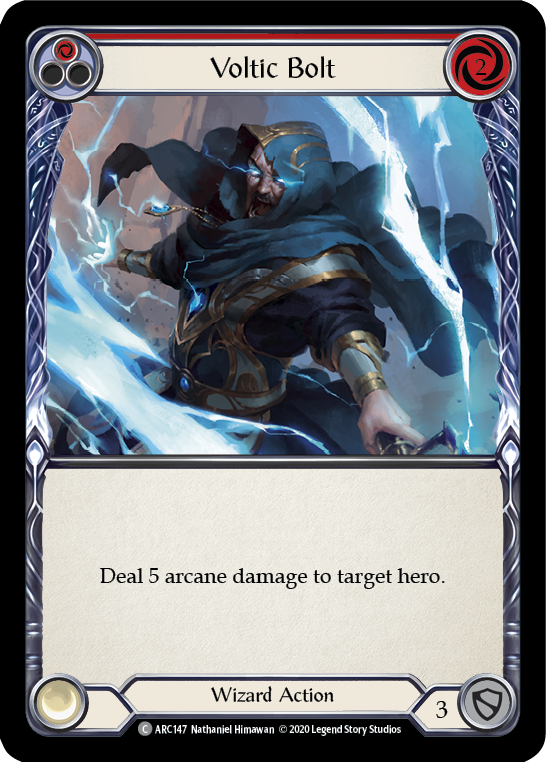 Voltic Bolt (Red) [ARC147] Unlimited Edition Rainbow Foil