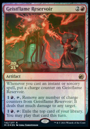 Geistflame Reservoir [Innistrad: Midnight Hunt Prerelease Promos]