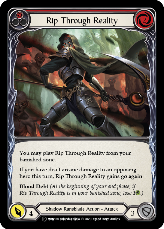 Rip Through Reality (Red) [U-MON180] Unlimited Edition Normal