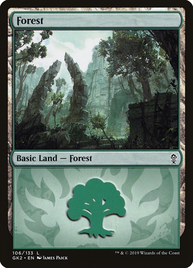 Forest (106) [Ravnica Allegiance Guild Kit]