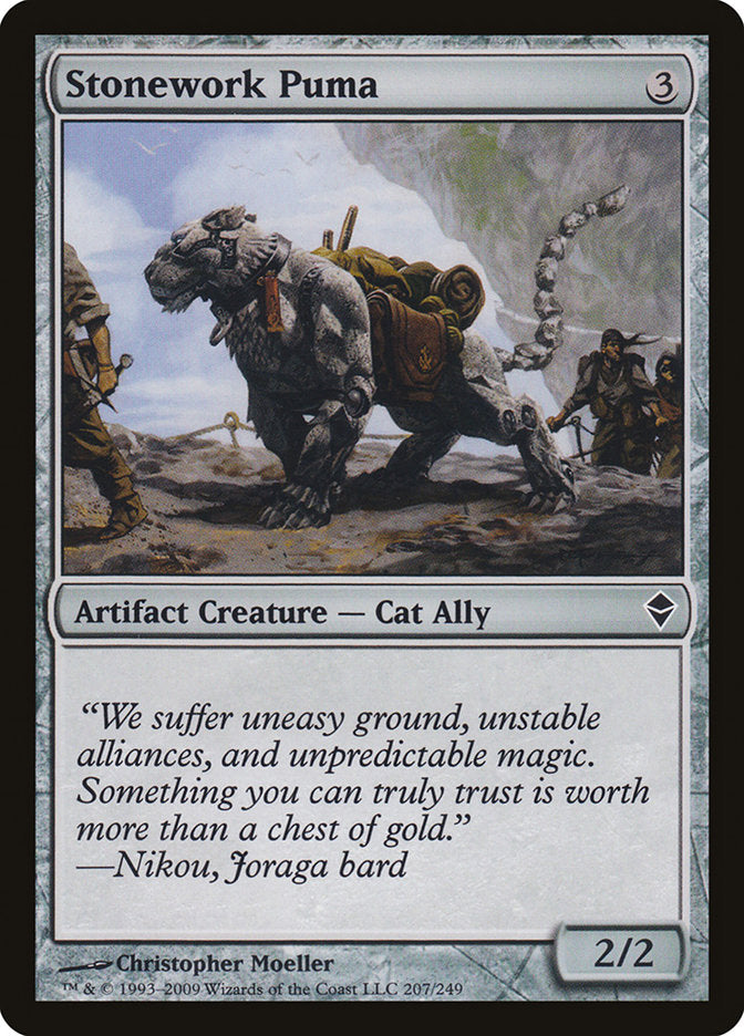 Stonework Puma [Zendikar] | HFX Games