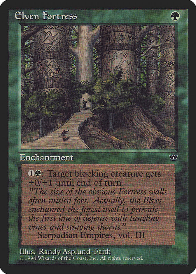 Elven Fortress (Randy Asplund-Faith) [Fallen Empires] | HFX Games