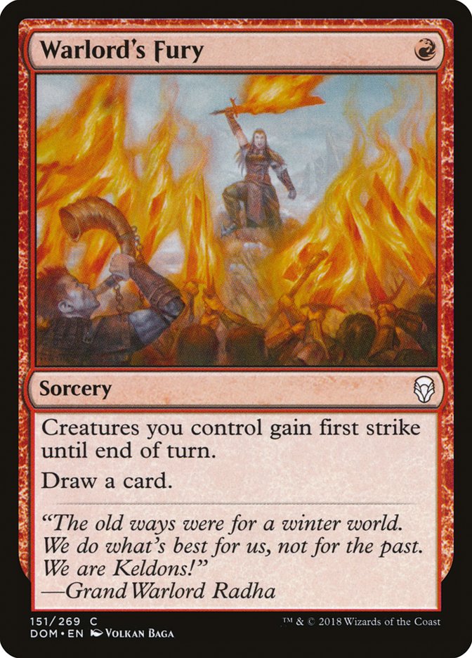 Warlord's Fury [Dominaria] | HFX Games