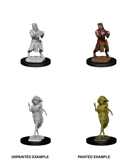 D&D Nolzur's Marvelous Miniatures: Satyr & Dryad