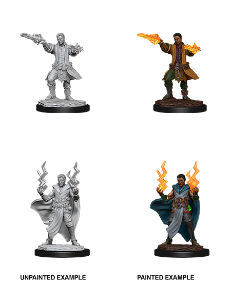 D&D Nolzur's Marvelous Miniatures: Human Male Sorcerer