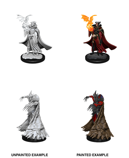 Pathfinder Battles Unpainted Miniatures: Cultist & Devil