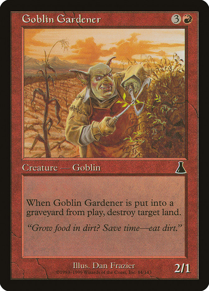Goblin Gardener [Urza's Destiny] | HFX Games