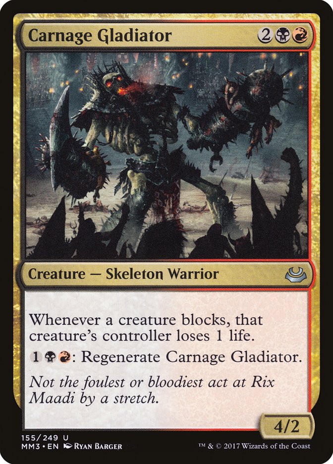 Carnage Gladiator [Modern Masters 2017] | HFX Games