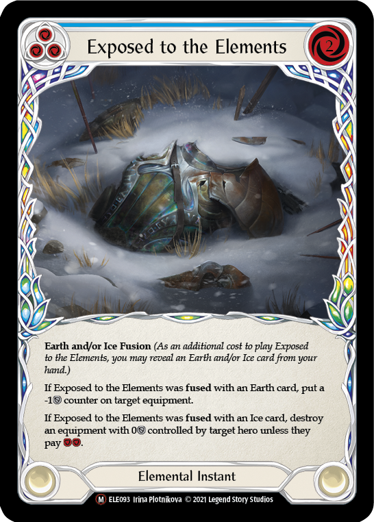Exposed to the Elements [U-ELE093] Unlimited Rainbow Foil