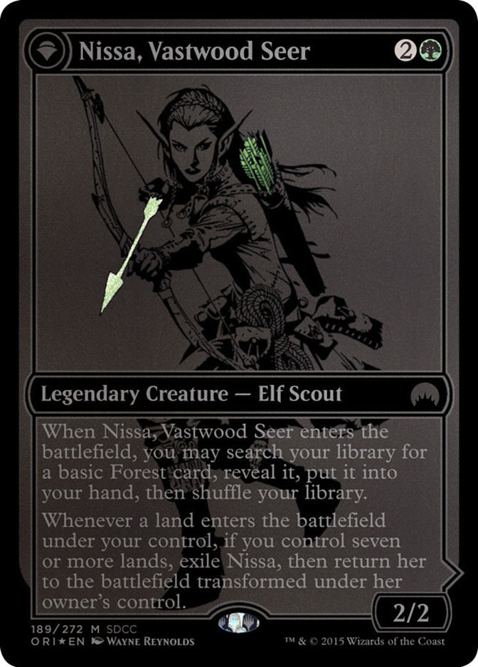 Nissa, Vastwood Seer // Nissa, Sage Animist [San Diego Comic-Con 2015] | HFX Games