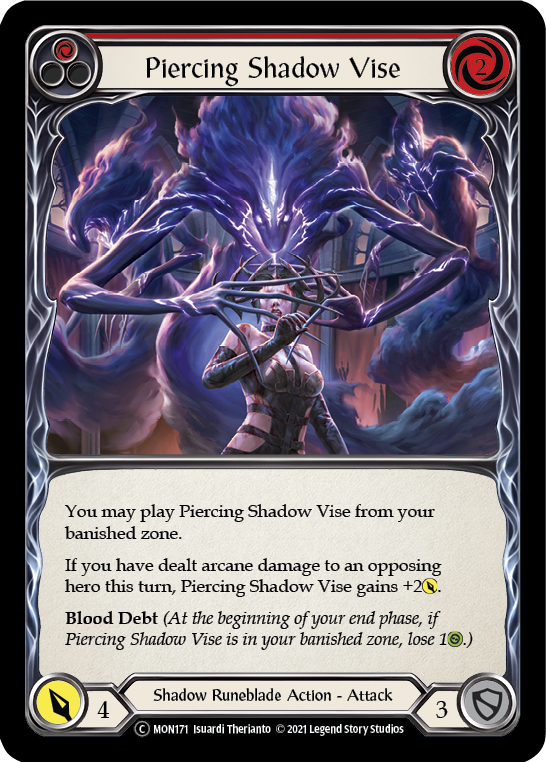 Piercing Shadow Vise (Red) [U-MON171] Unlimited Edition Normal