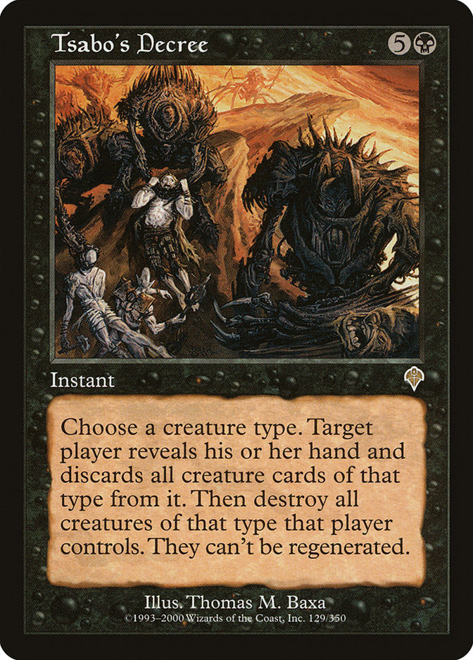 Tsabo's Decree [Invasion] | HFX Games