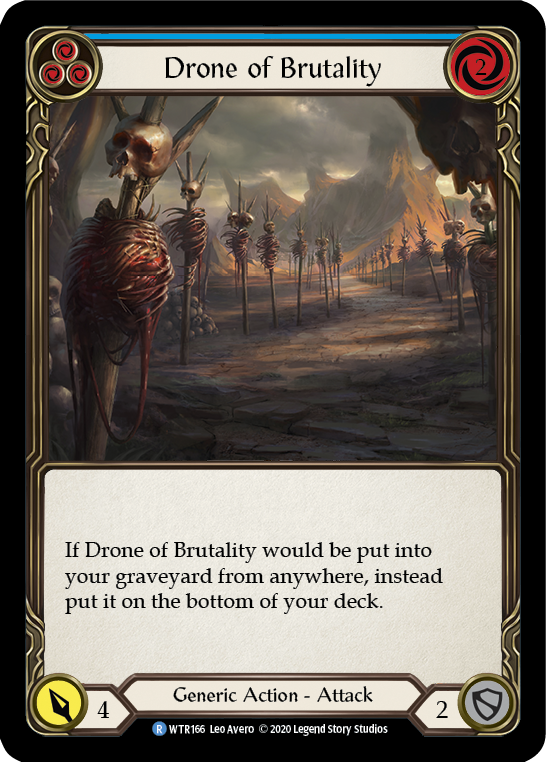 Drone of Brutality (Blue) [WTR166] Unlimited Edition Normal