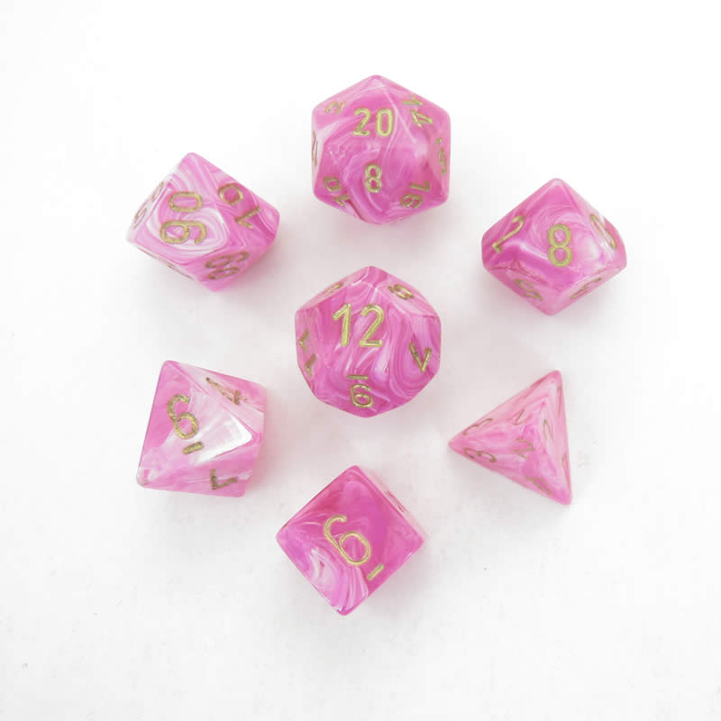 Chessex: Polyhedral Vortex Dice sets