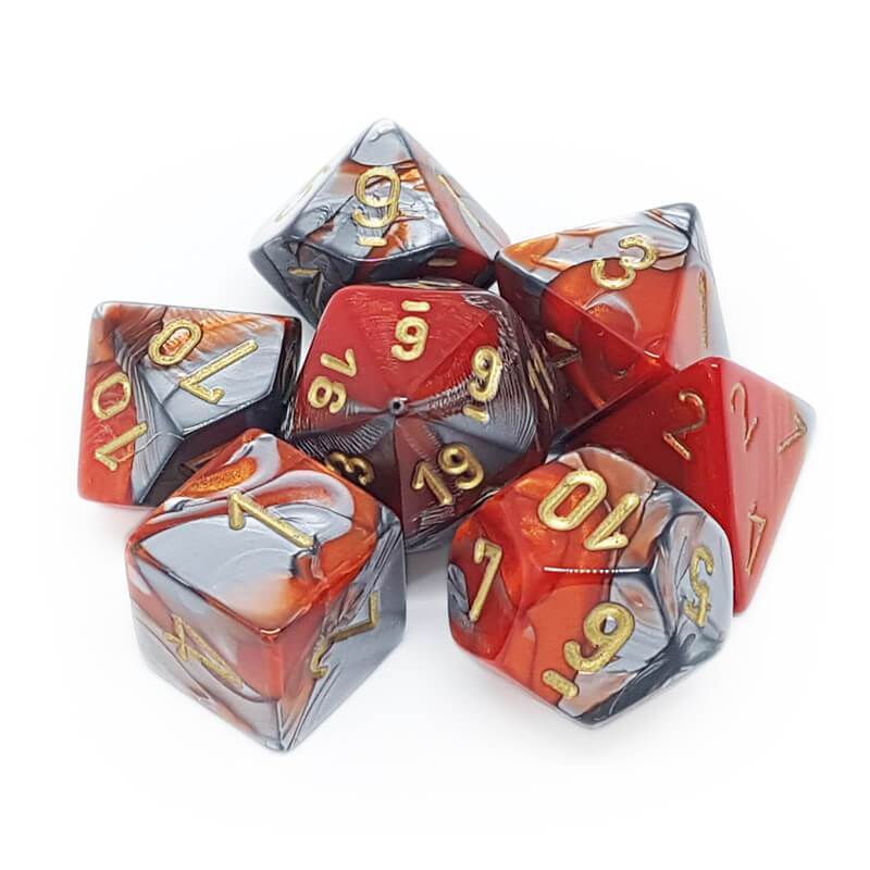 Chessex: Polyhedral Gemini Dice sets