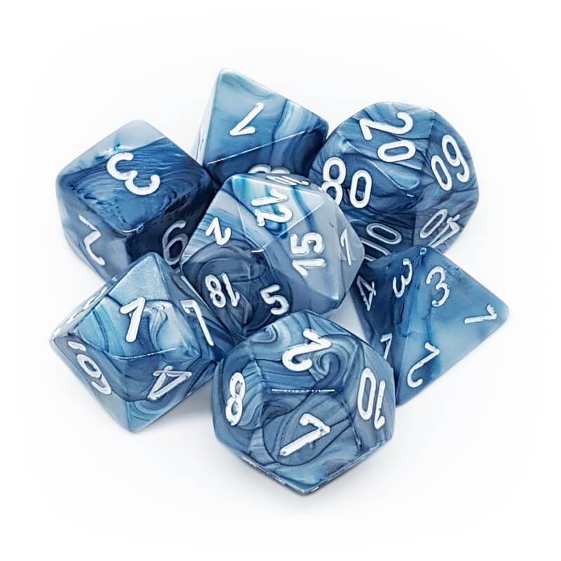 Chessex: Polyhedral Lustrous Dice sets