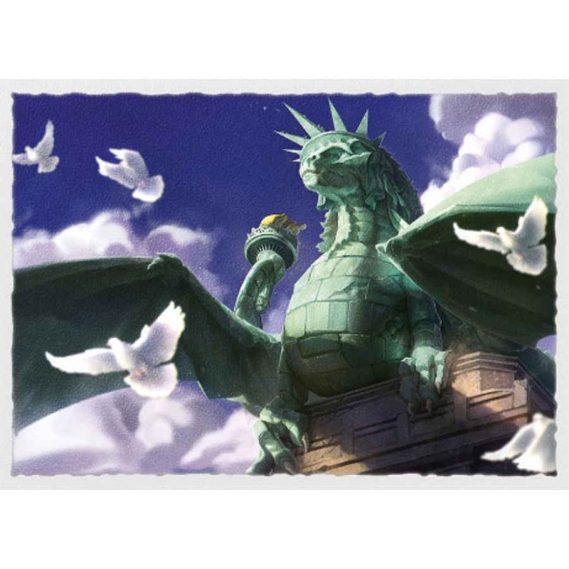Dragon Shield Art Sleeve - ‘Dragon of Liberty‘ 100ct