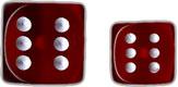 Chessex: D6 Translucent Dice Set - 16mm