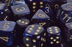 Chessex: Polyhedral Scarab Dice sets