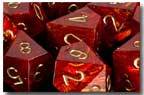 Chessex: Polyhedral Scarab Dice sets