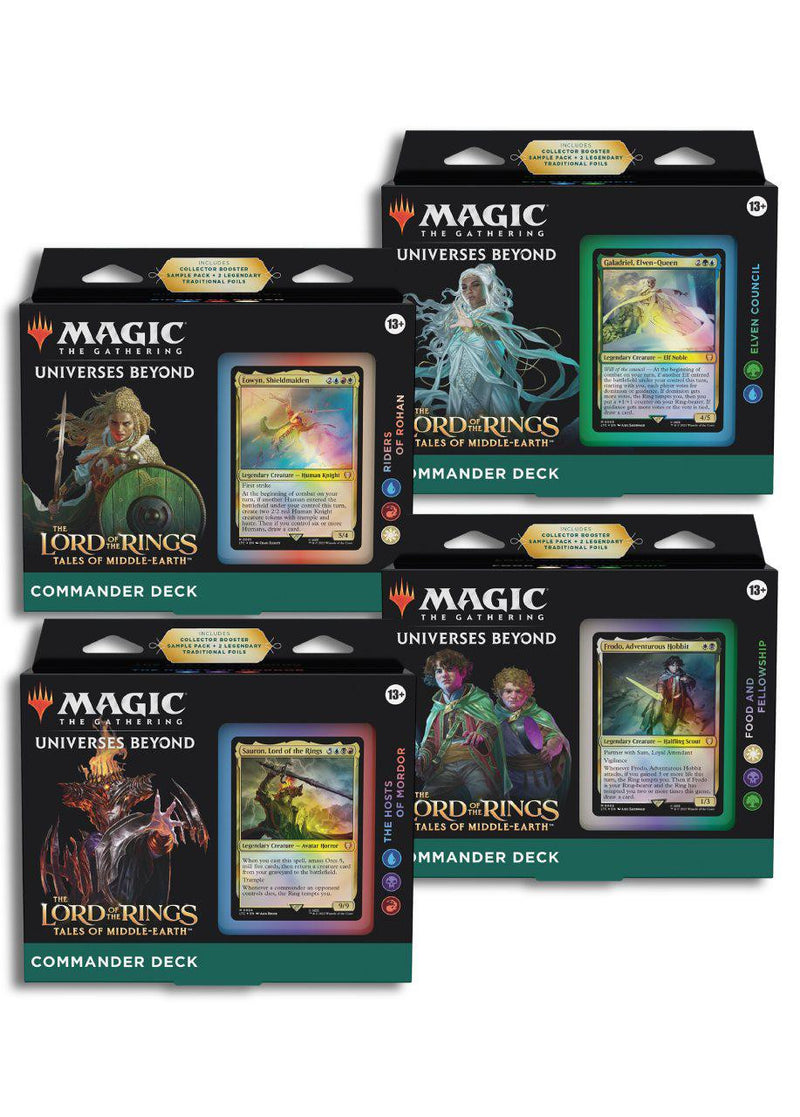 The Lord of the Rings: Tales of Middle-earth Commander Decks
