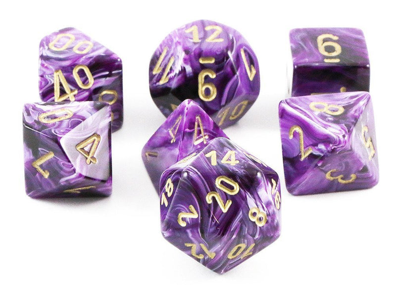 Chessex: Polyhedral Vortex Dice sets