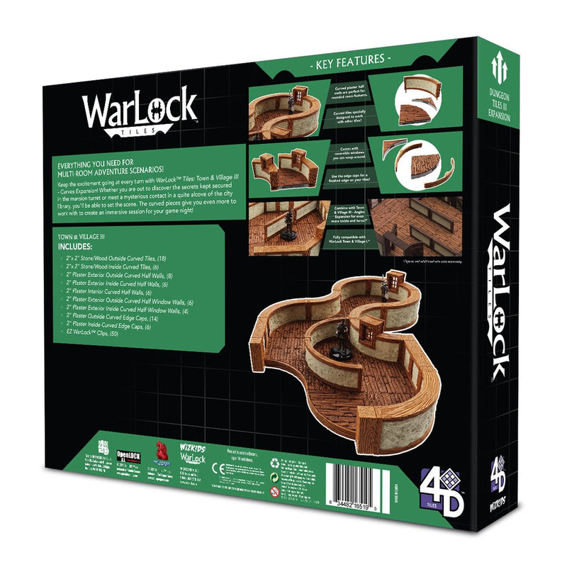 WarLock Tiles: Town & Village Tiles III: Curves Expansion