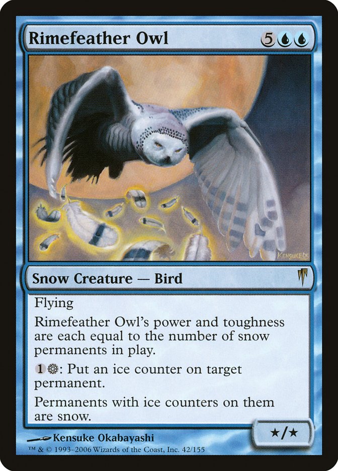 Rimefeather Owl [Coldsnap] | HFX Games
