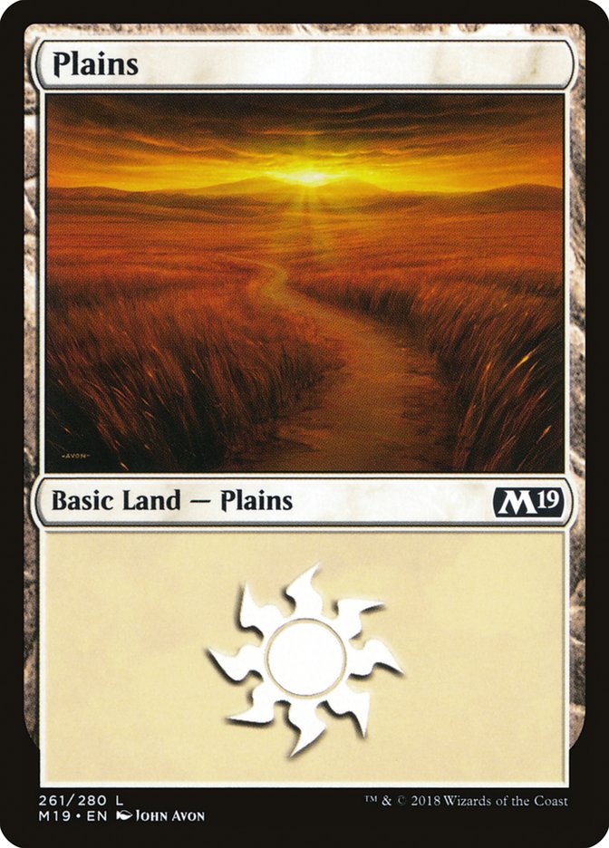 Plains (261) [Core Set 2019] | HFX Games