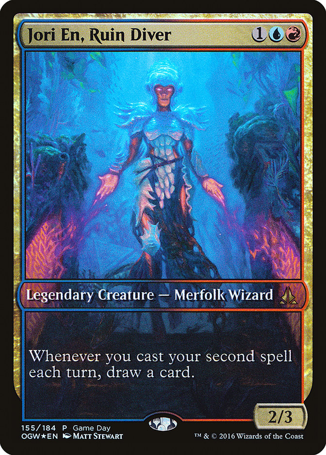 Jori En, Ruin Diver (Game Day) (Extended Art) [Oath of the Gatewatch Promos]
