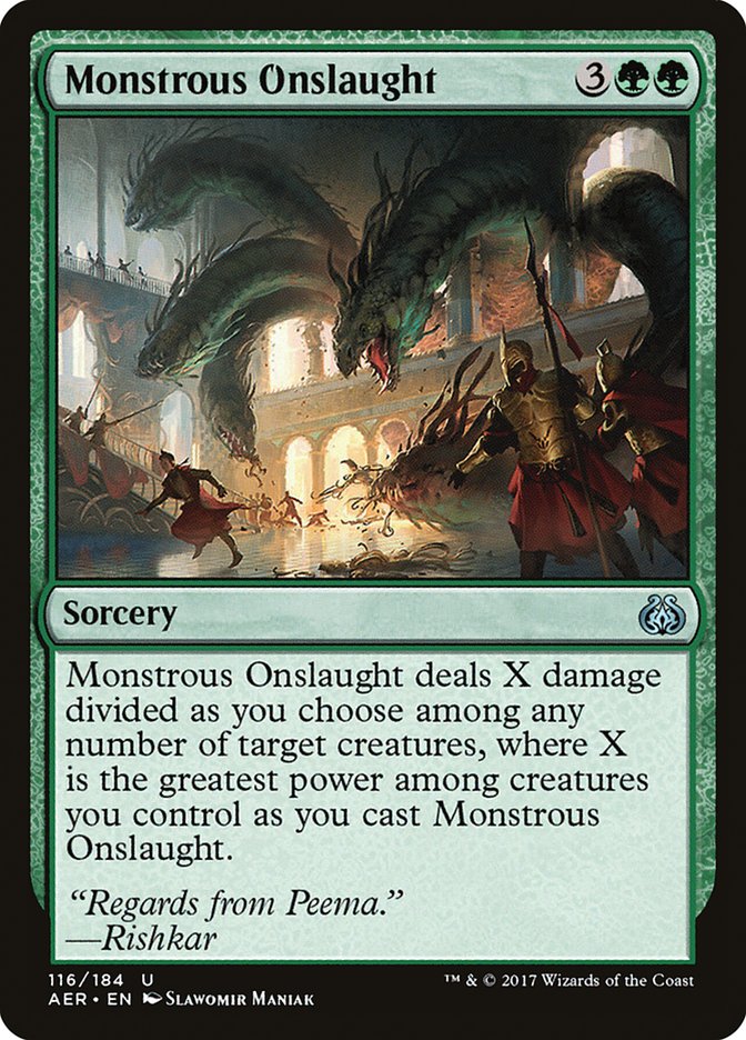 Monstrous Onslaught [Aether Revolt] | HFX Games