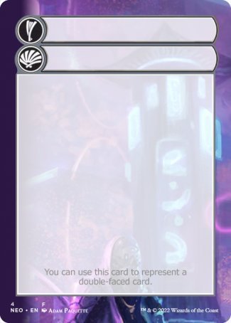 Helper Card (4/9) [Kamigawa: Neon Dynasty Tokens]