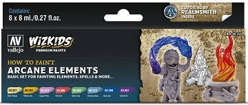 Vallejo Wizkids Premium Paint Set: Arcane Elements