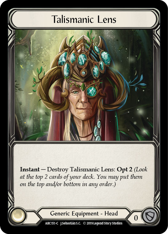 Talismanic Lens [ARC151-C] 1st Edition Normal