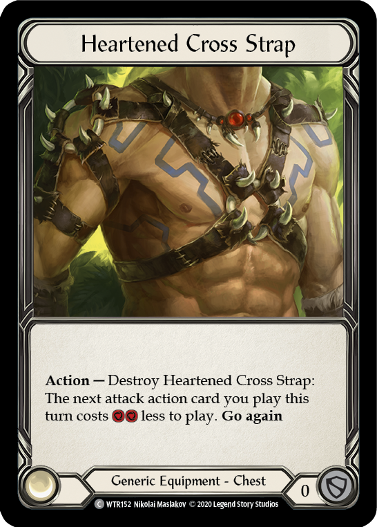 Heartened Cross Strap [WTR152] Unlimited Edition Rainbow Foil