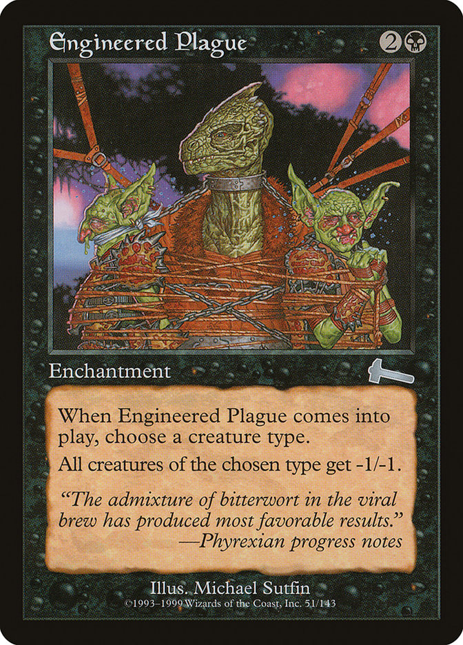 Engineered Plague [Urza's Legacy] | HFX Games