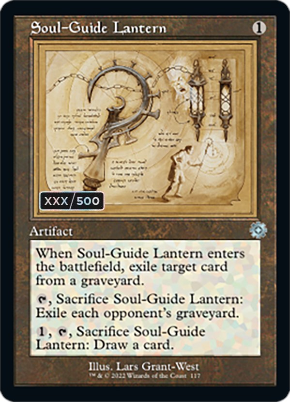 Soul-Guide Lantern (Retro Schematic) (Serialized) [The Brothers' War Retro Artifacts]