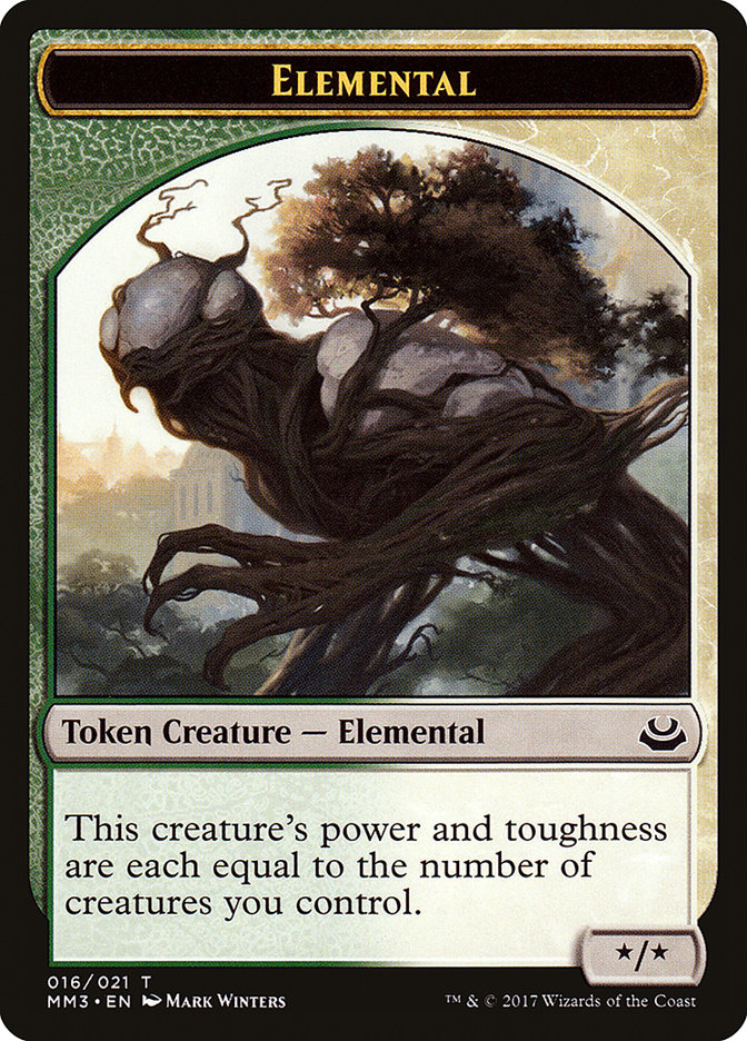 Elemental Token [Modern Masters 2017 Tokens] | HFX Games