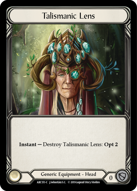 Talismanic Lens [ARC151-C] 1st Edition Cold Foil