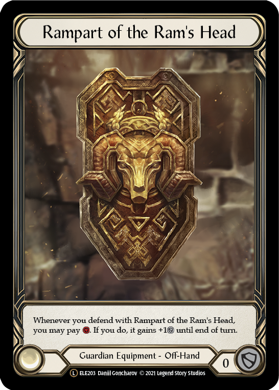 Rampart of the Ram's Head [U-ELE203] Unlimited Rainbow Foil